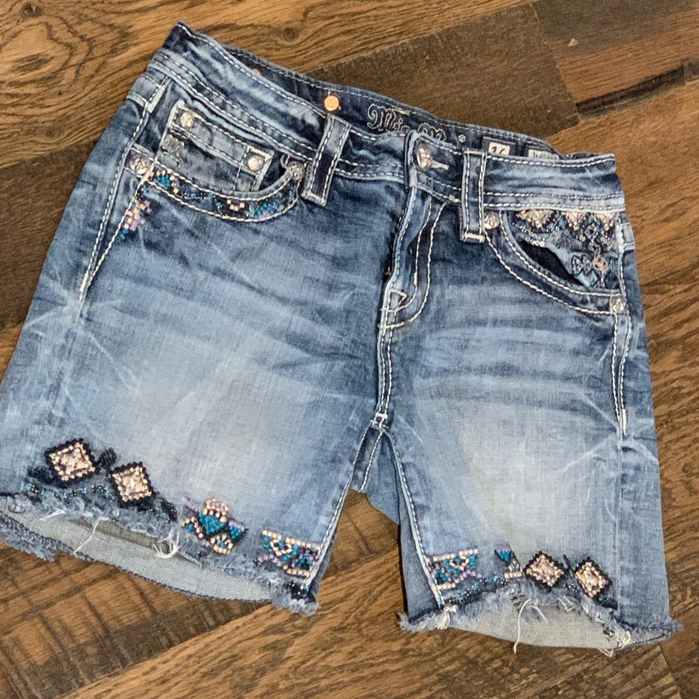 Girls Miss Me Jean Shorts